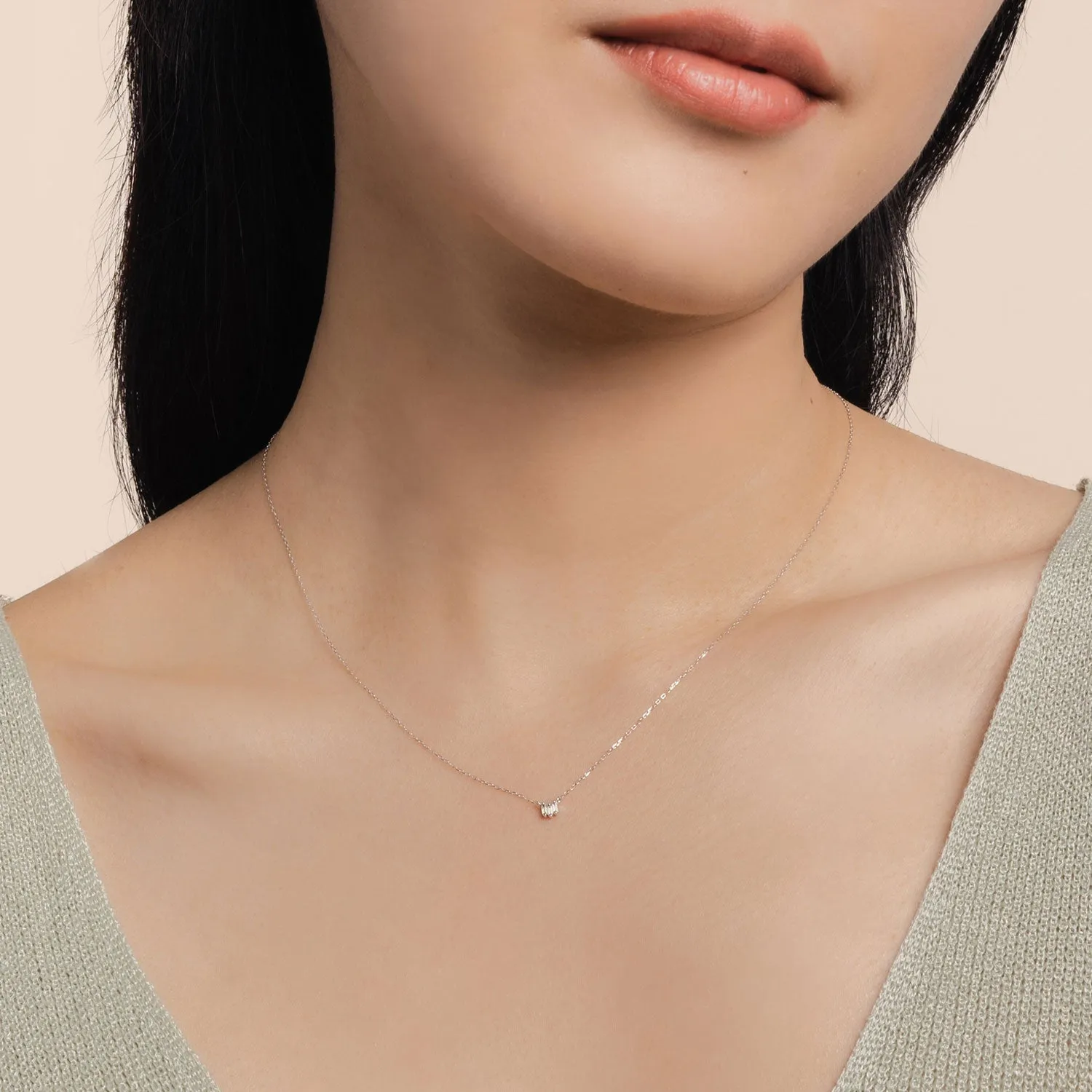 14k White Gold Bridgette Necklace