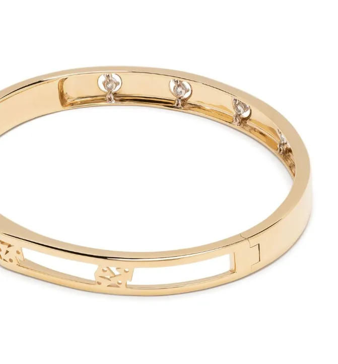 18kt yellow gold  diamonds bracelet