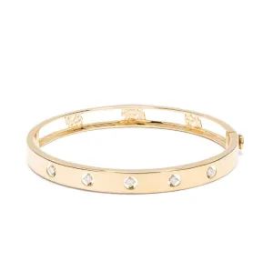 18kt yellow gold  diamonds bracelet