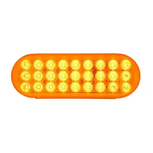 74860 OVAL SMART DYNAMIC AMBER/AMBER 27 LED SEQUENTIAL SEALED LIGHT
