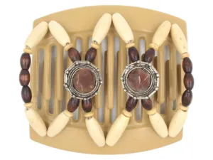 African Butterfly Thick Hair Comb - Gemstone Blonde 38