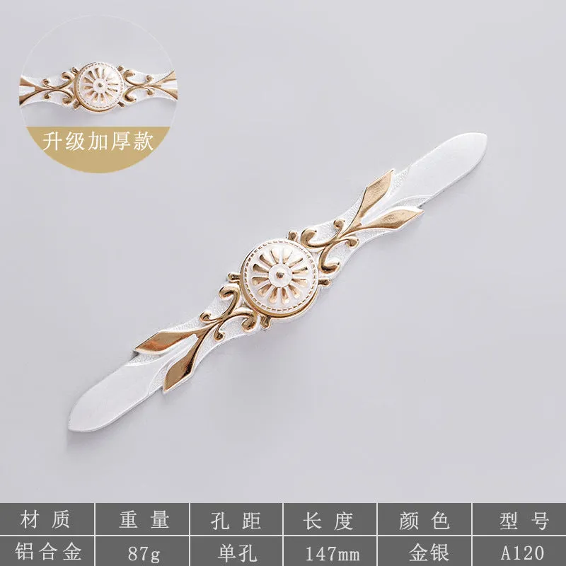 Aluminum Alloy European Cabinet Door Handle Simple Modern Minimalist Drawer Furniture Hardware Door Handle