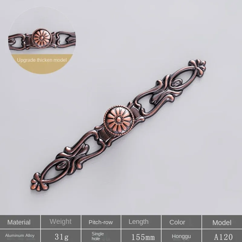 Aluminum Alloy European Cabinet Door Handle Simple Modern Minimalist Drawer Furniture Hardware Door Handle