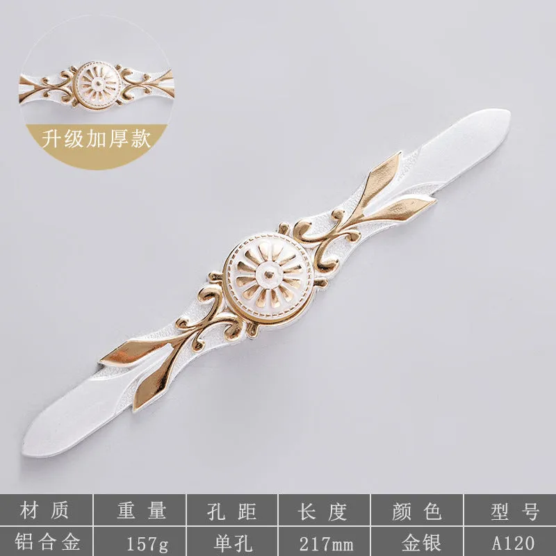 Aluminum Alloy European Cabinet Door Handle Simple Modern Minimalist Drawer Furniture Hardware Door Handle