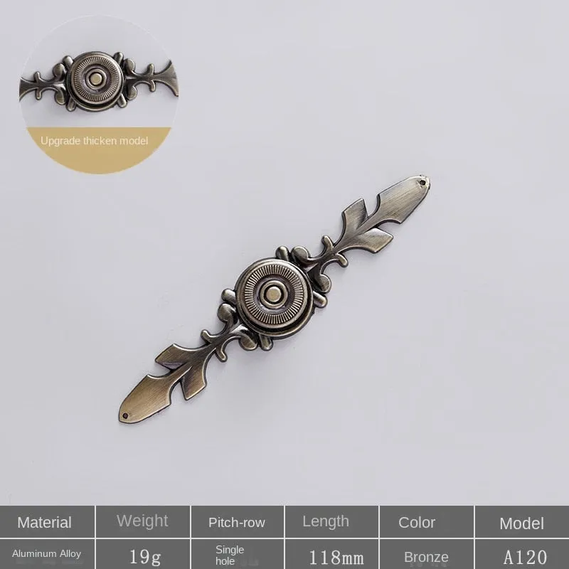 Aluminum Alloy European Cabinet Door Handle Simple Modern Minimalist Drawer Furniture Hardware Door Handle