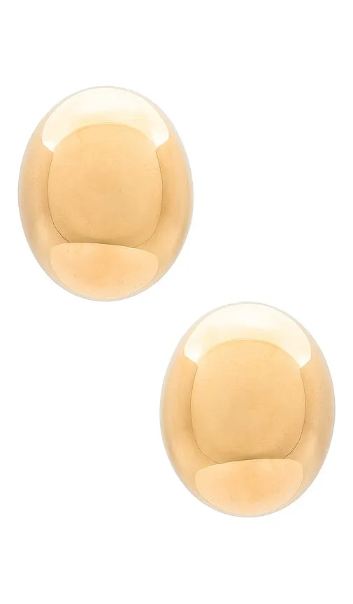 Amber Sceats Lola Earring in Metallic Gold