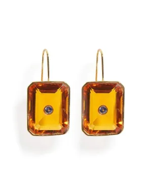 Amber Tile Earrings