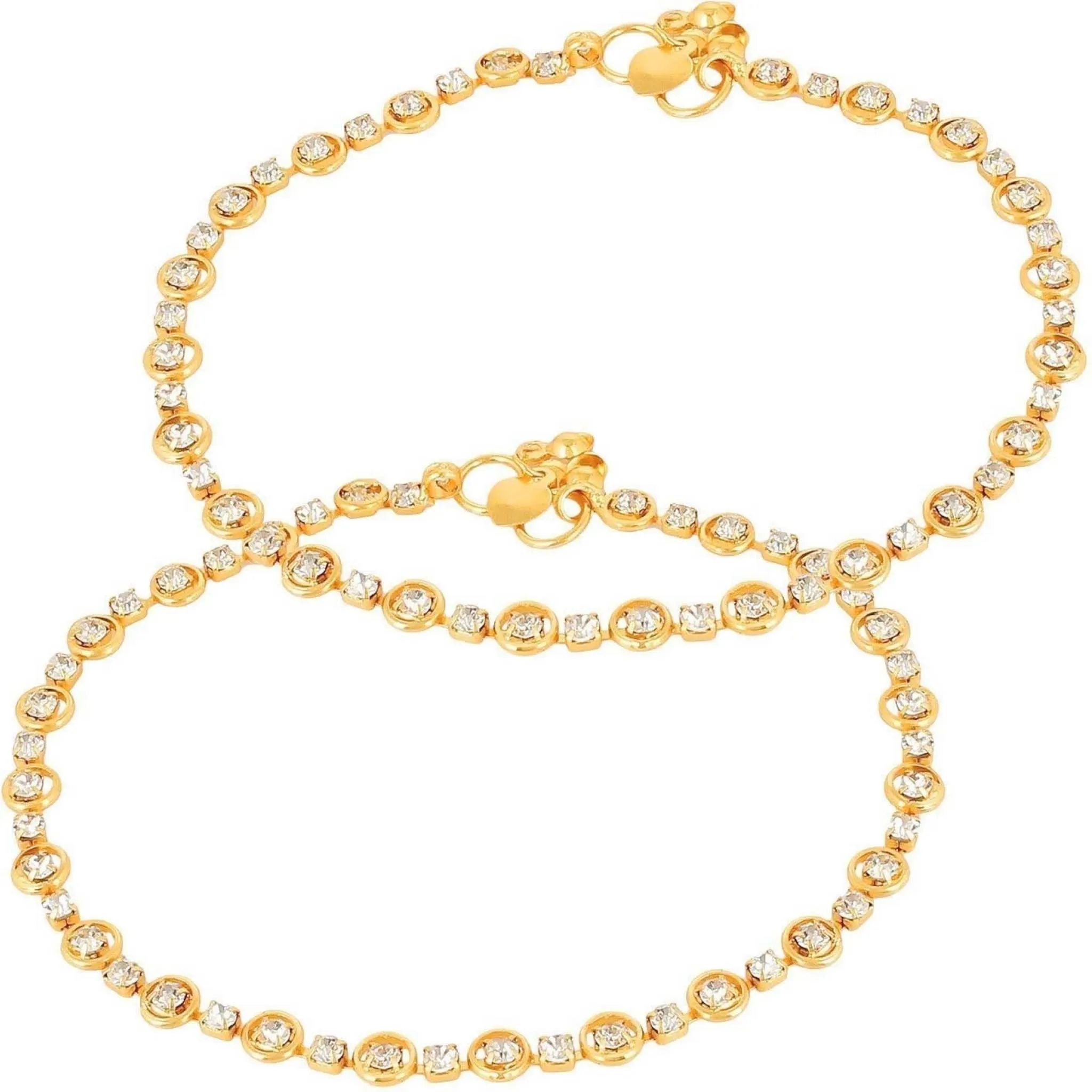 Anklets new Payal Brass Anklet (Pack of 2)