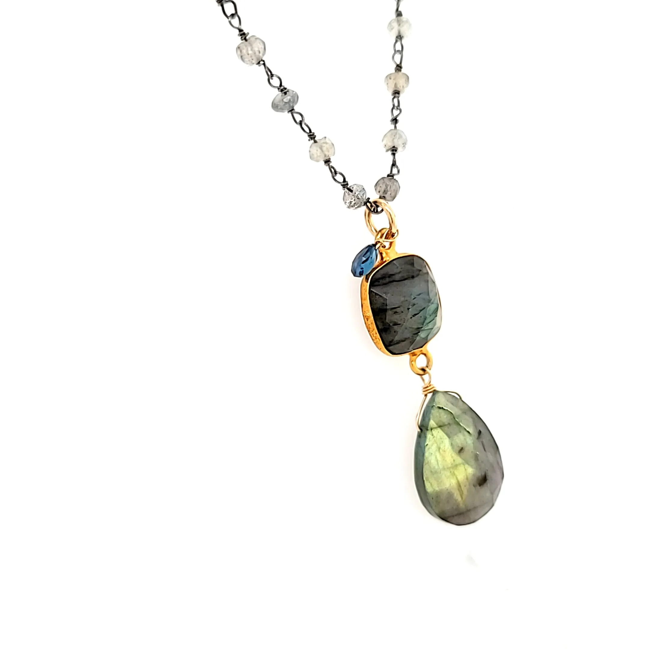 AVF Oxidized Labradorite Necklace (SI2810)