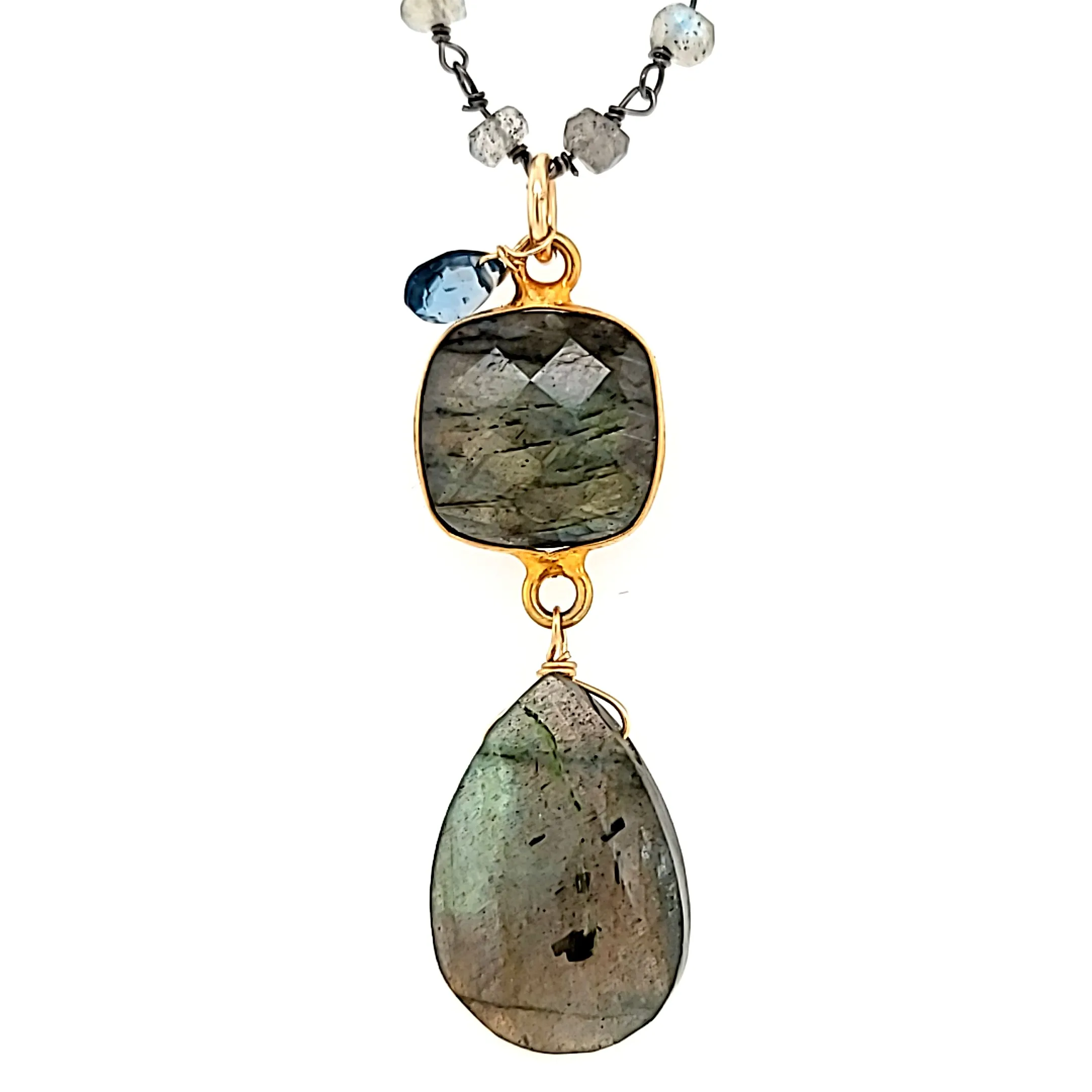 AVF Oxidized Labradorite Necklace (SI2810)