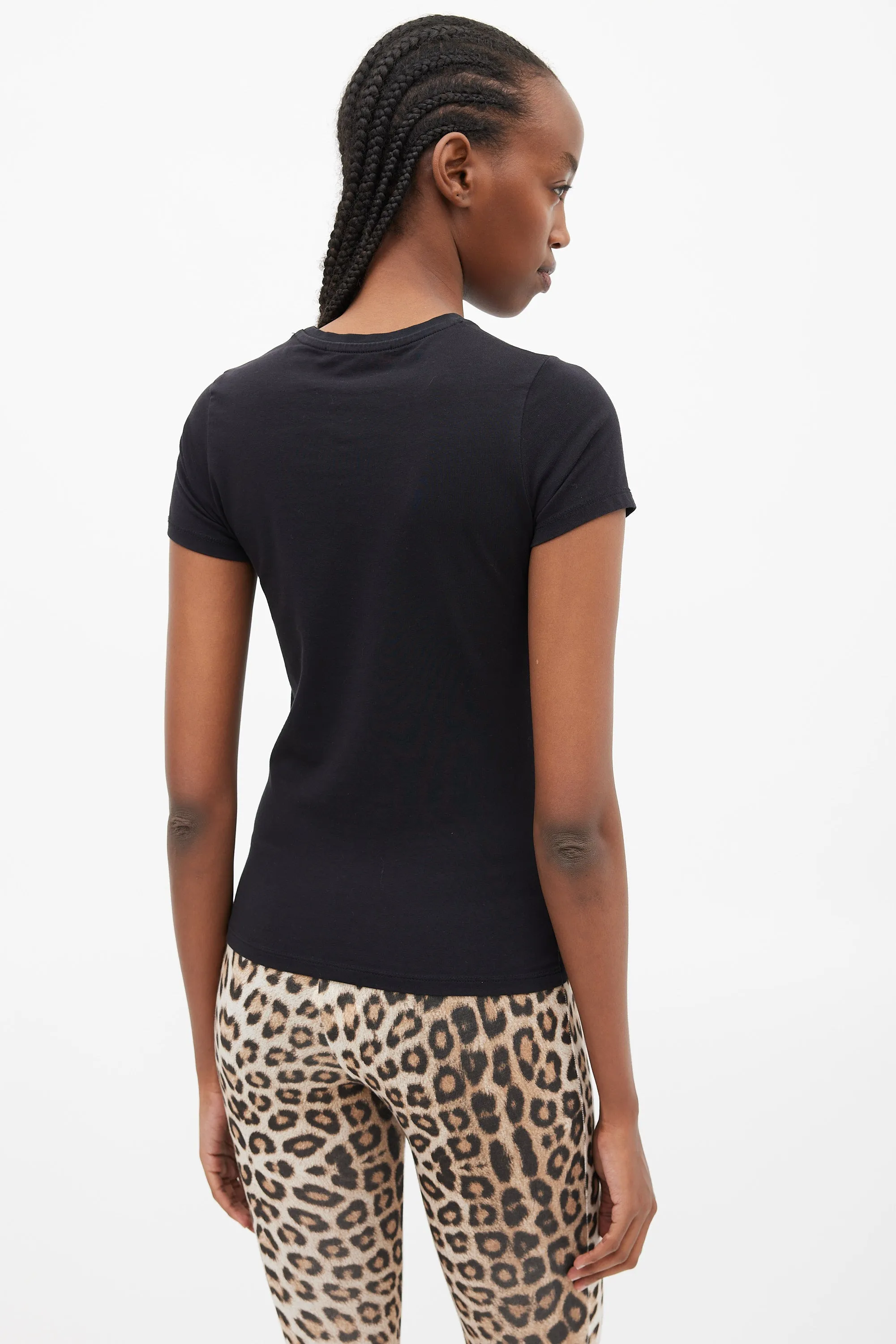 Black & Yellow Ornate Logo T-Shirt
