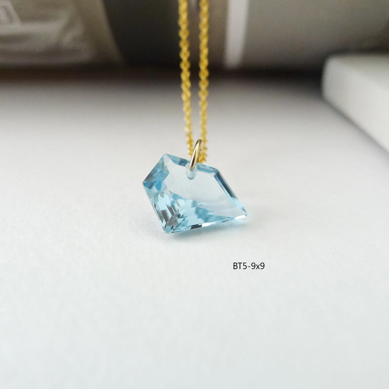 Blue Topaz Necklace / Gemstone