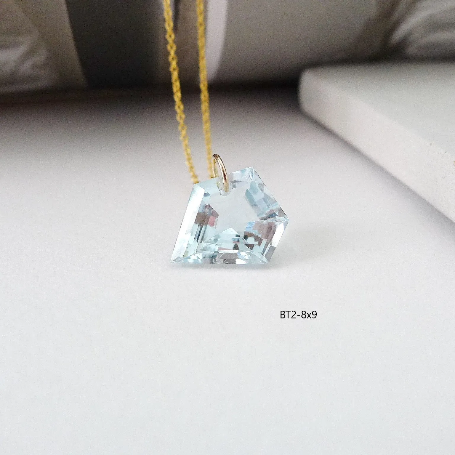Blue Topaz Necklace / Gemstone