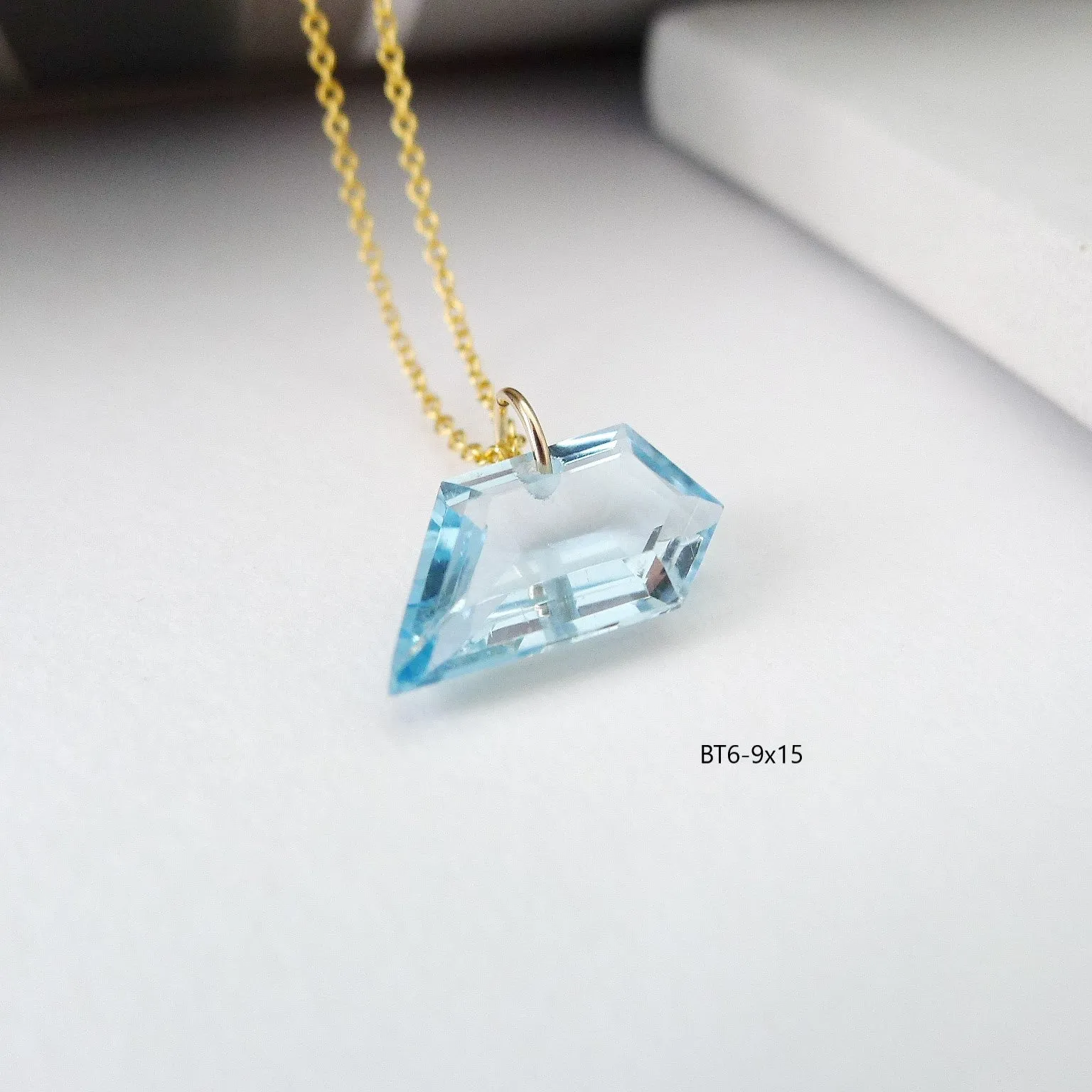 Blue Topaz Necklace / Gemstone
