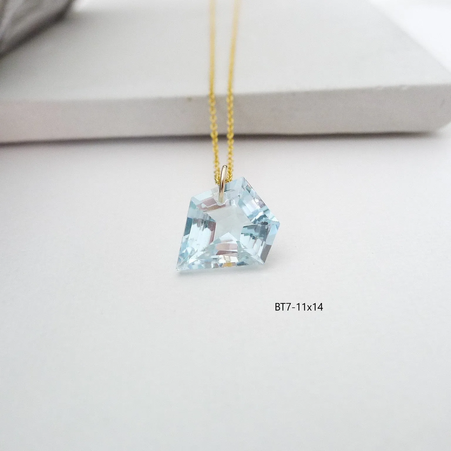 Blue Topaz Necklace / Gemstone