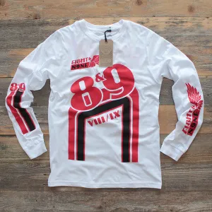BMX Jersey Tee Fire Red L/S
