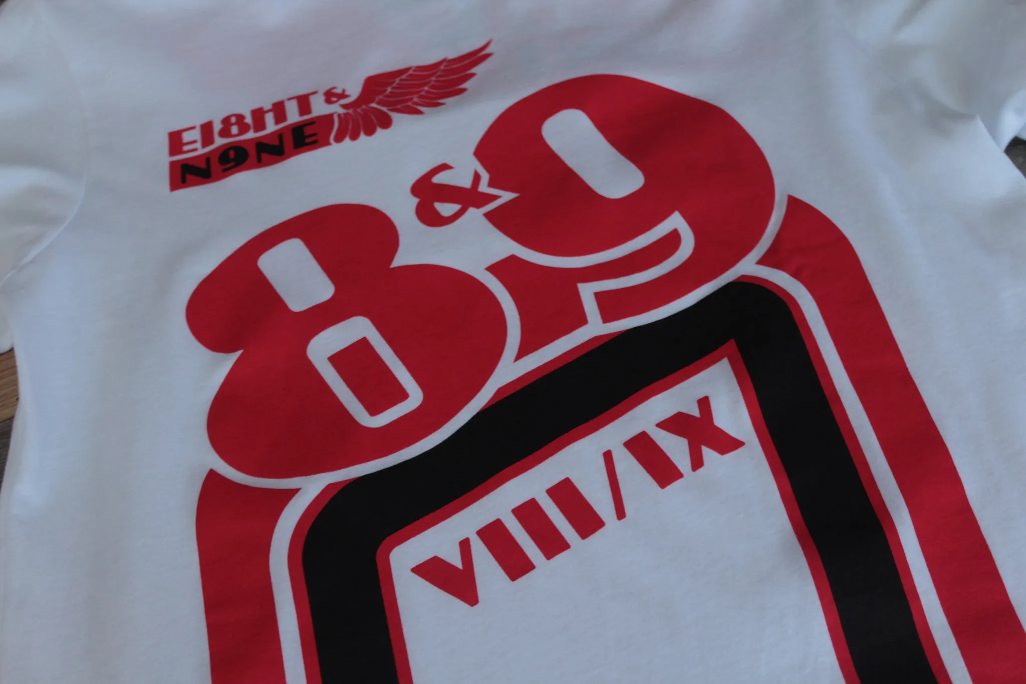 BMX Jersey Tee Fire Red L/S