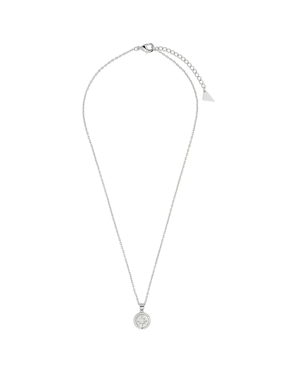 Brae Moonstone Burst & CZ Pendant Necklace