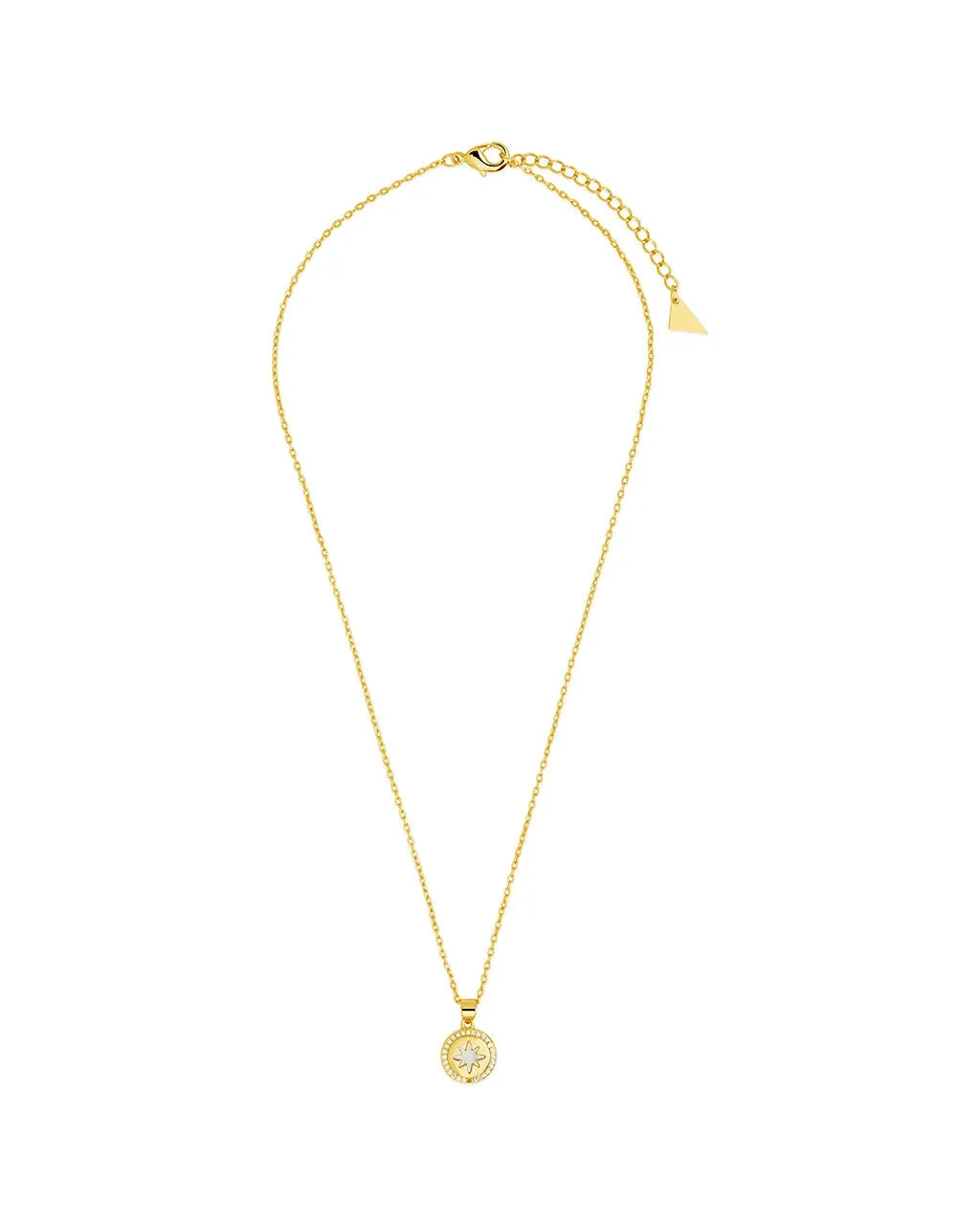 Brae Moonstone Burst & CZ Pendant Necklace