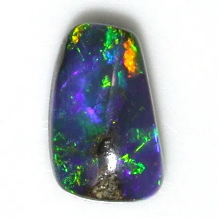 Bright Green, Blue and Gold solid boulder opal