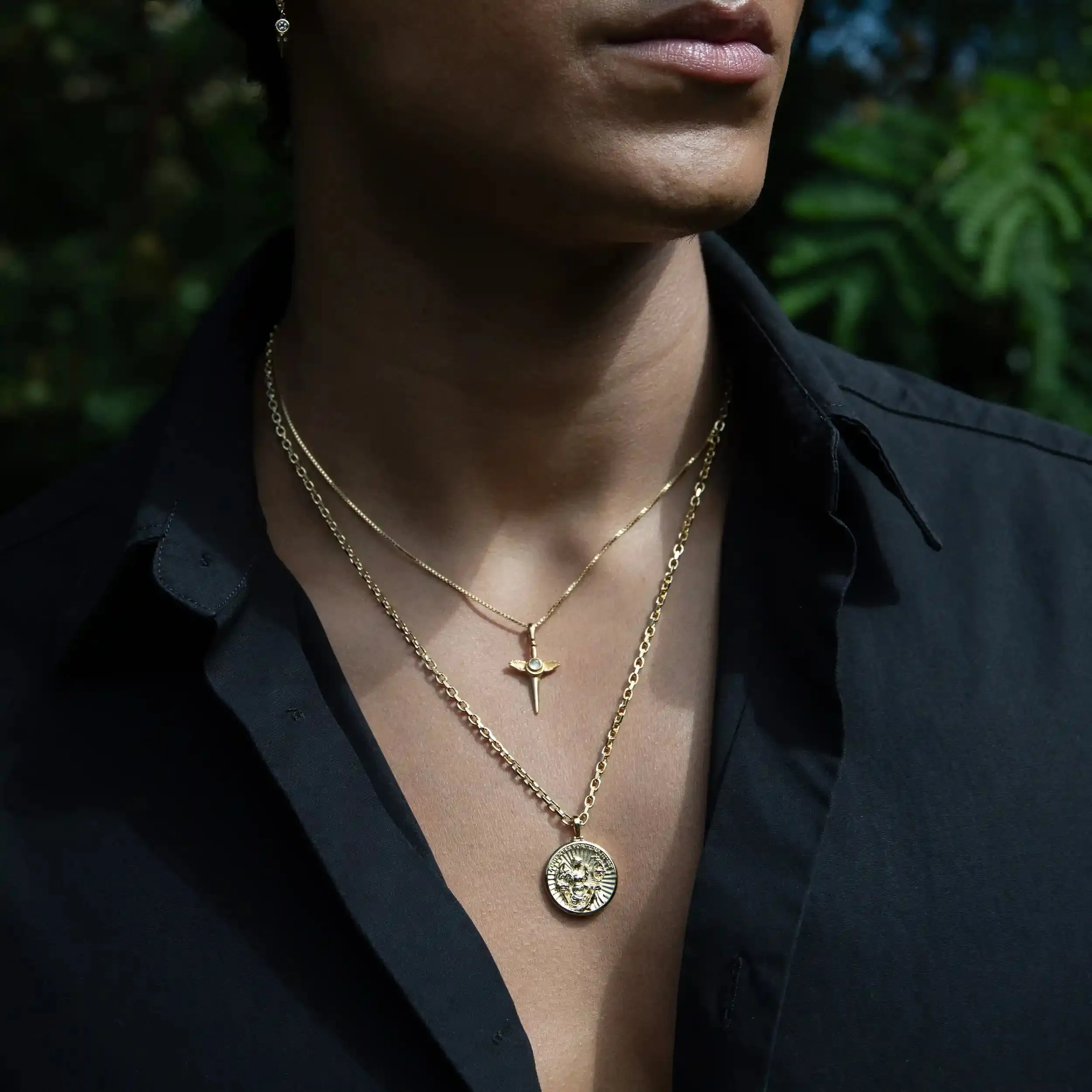 Bullseye Necklace Set