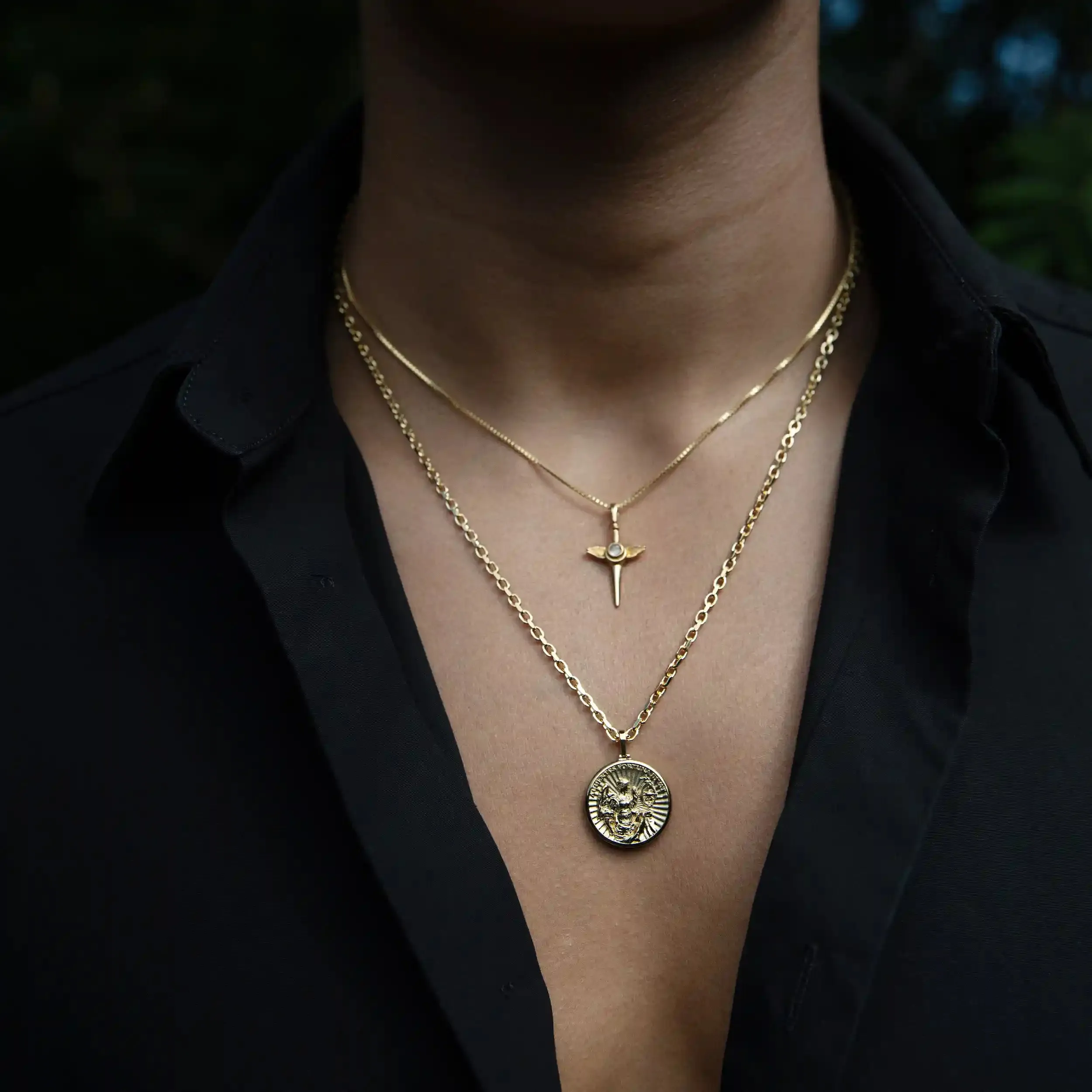 Bullseye Necklace Set