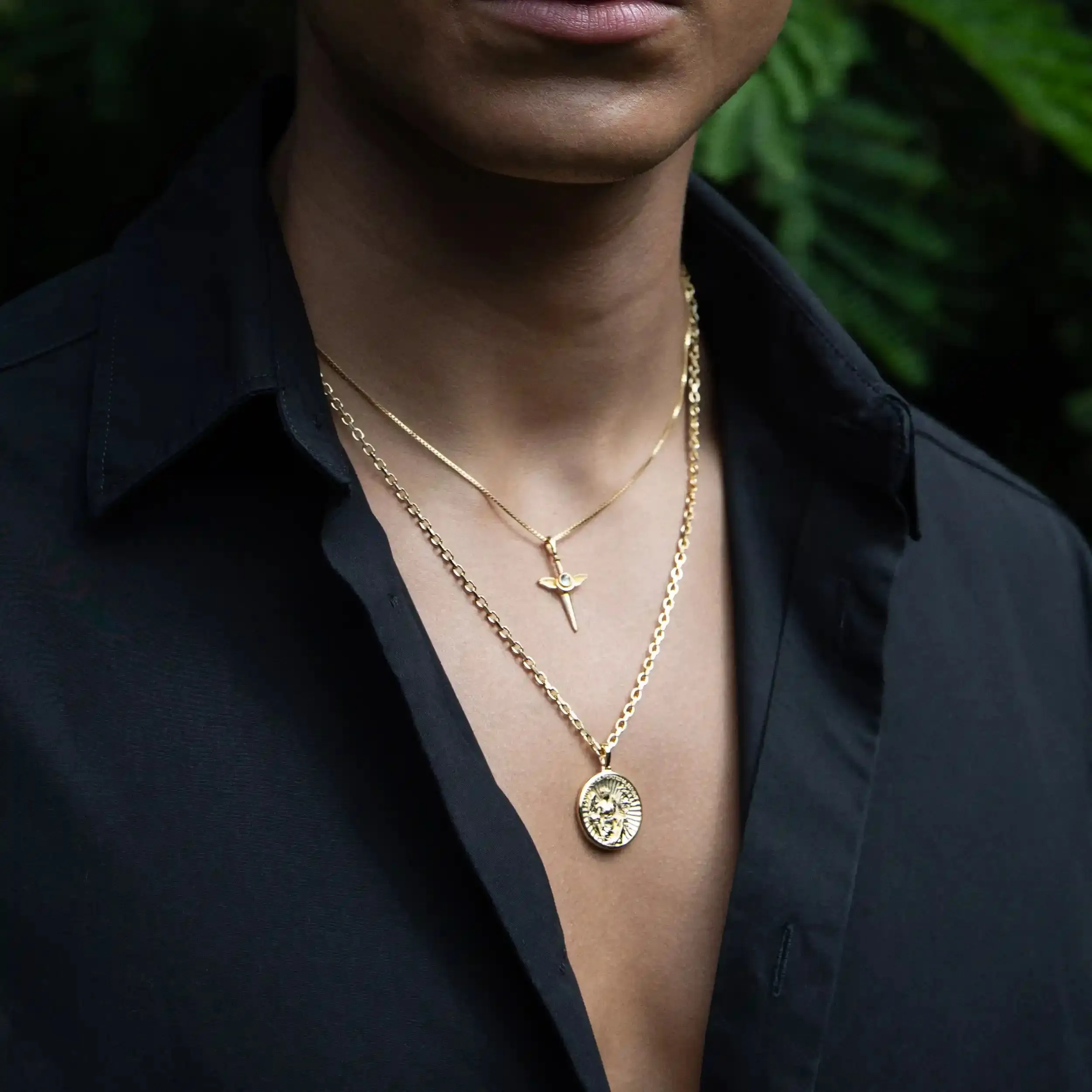 Bullseye Necklace Set