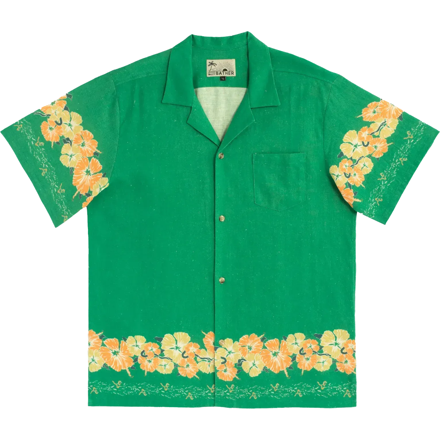 Camp Shirt - Moss Ornate