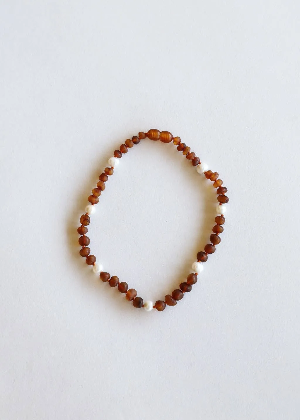 CanyonLeaf - Kids: Raw Cognac Amber   Pearls || Halo