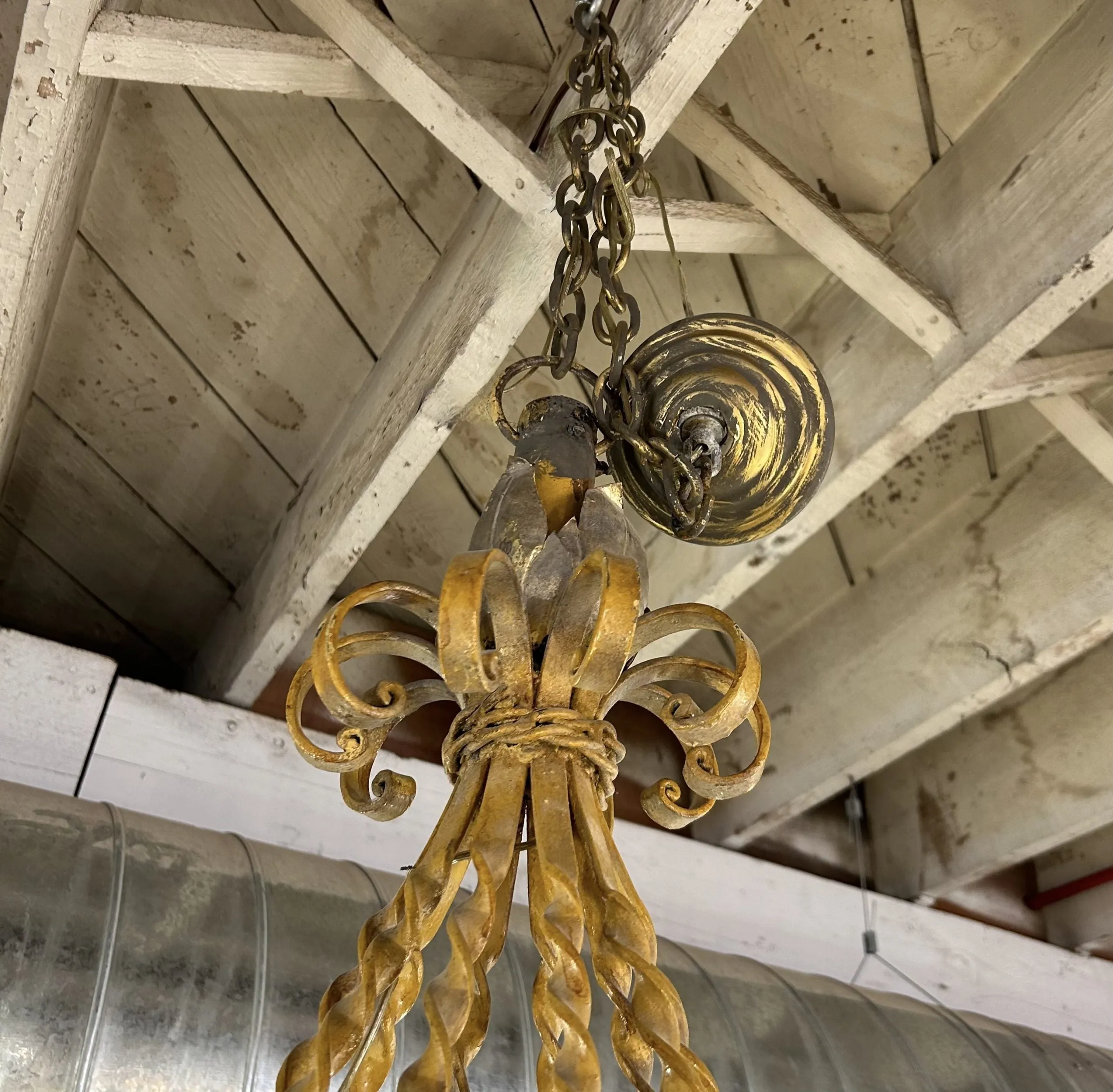 Chandelier, Iron, Ornate, Traditional, 10-Arm, Bronzed