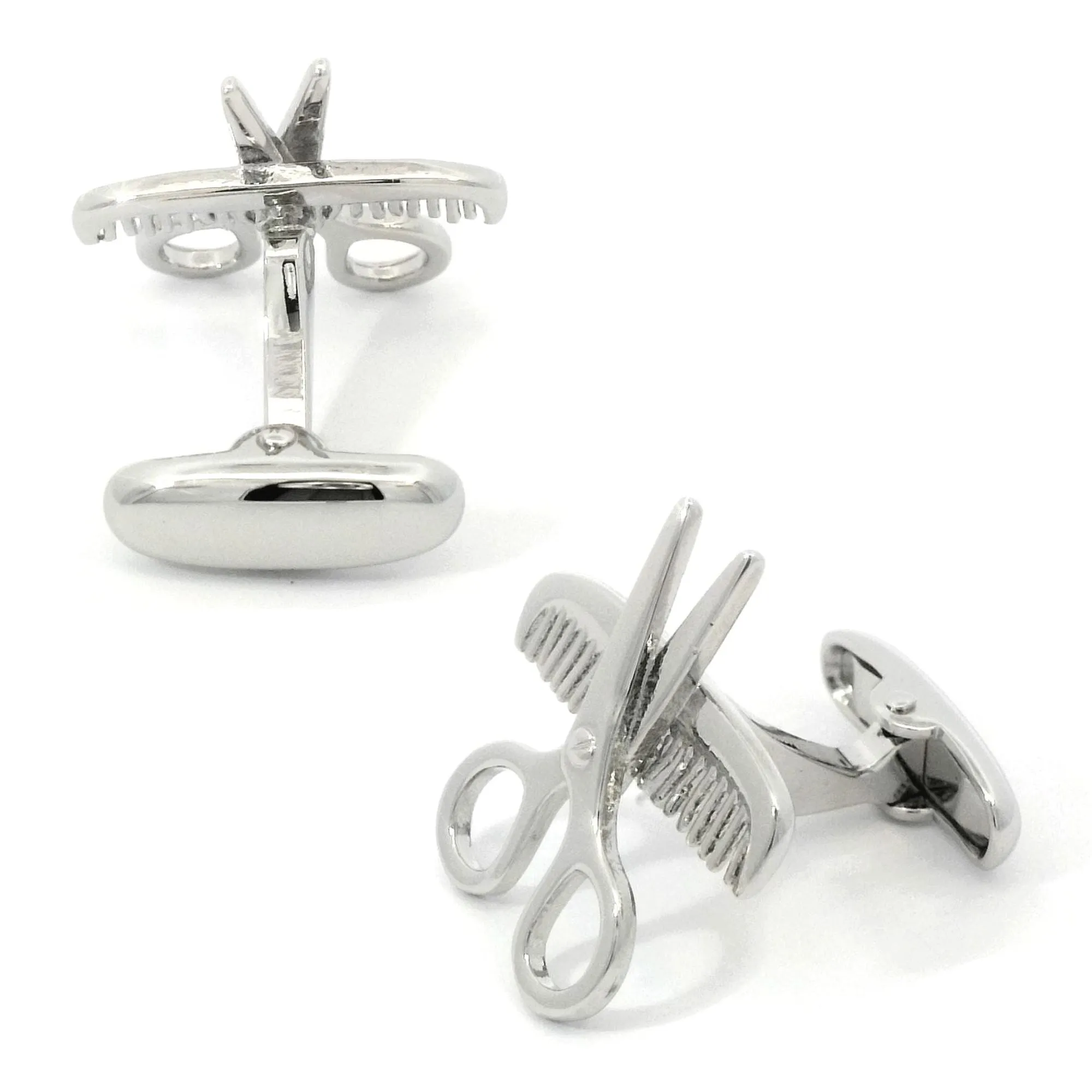 Comb Scissors Cufflinks