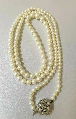 Cultured Pearl Long Strand Necklace