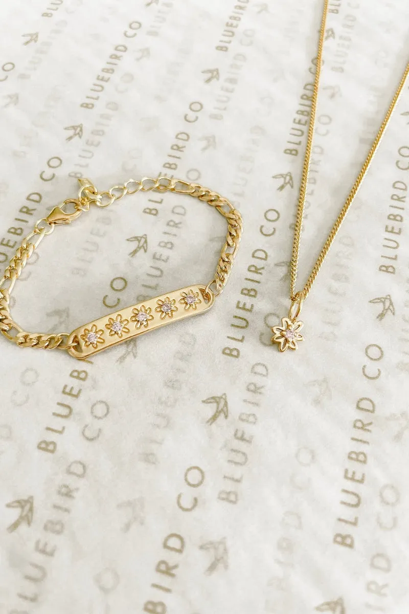 Daisy Pendant - Gold