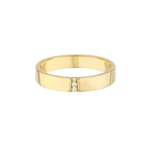 Diamond Trio Gold Band