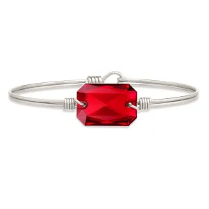 Dylan Petite Bangle Bracelet Scarlet