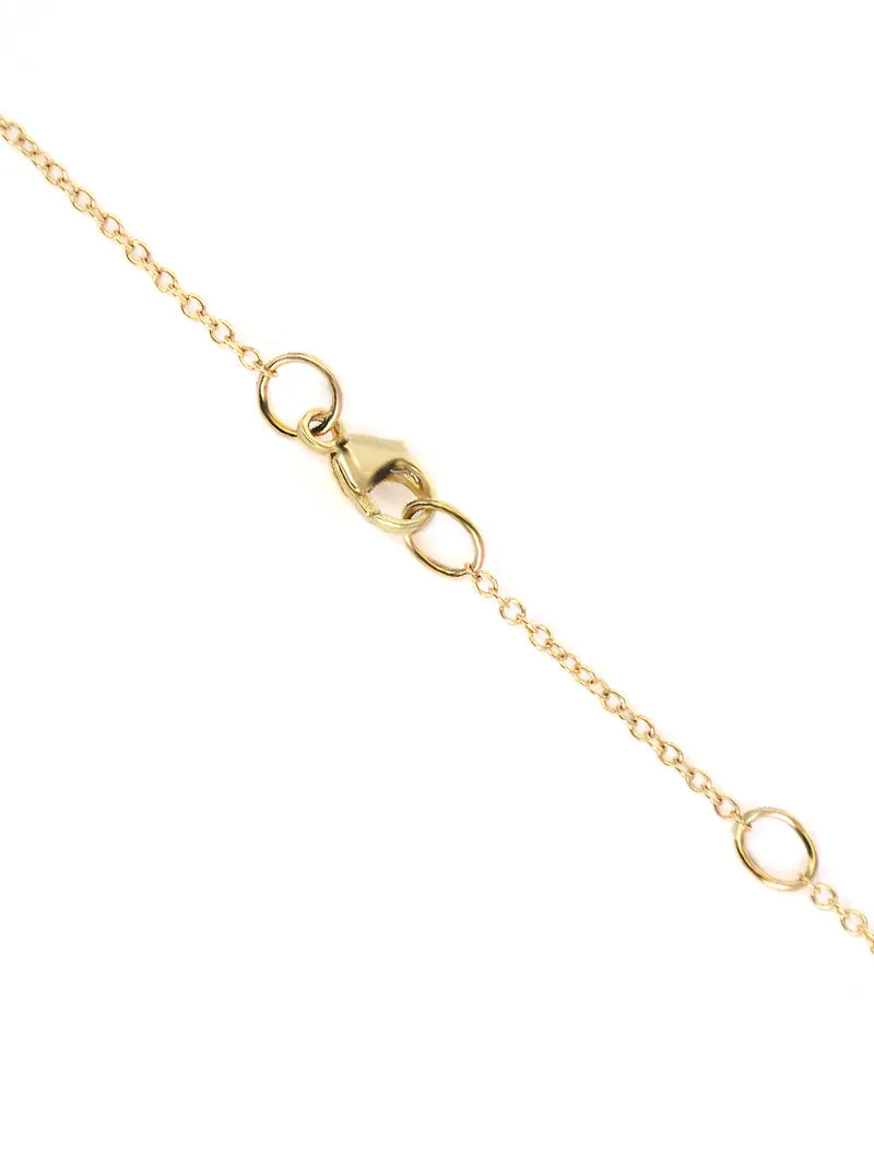 Evil Eye Disk Necklace