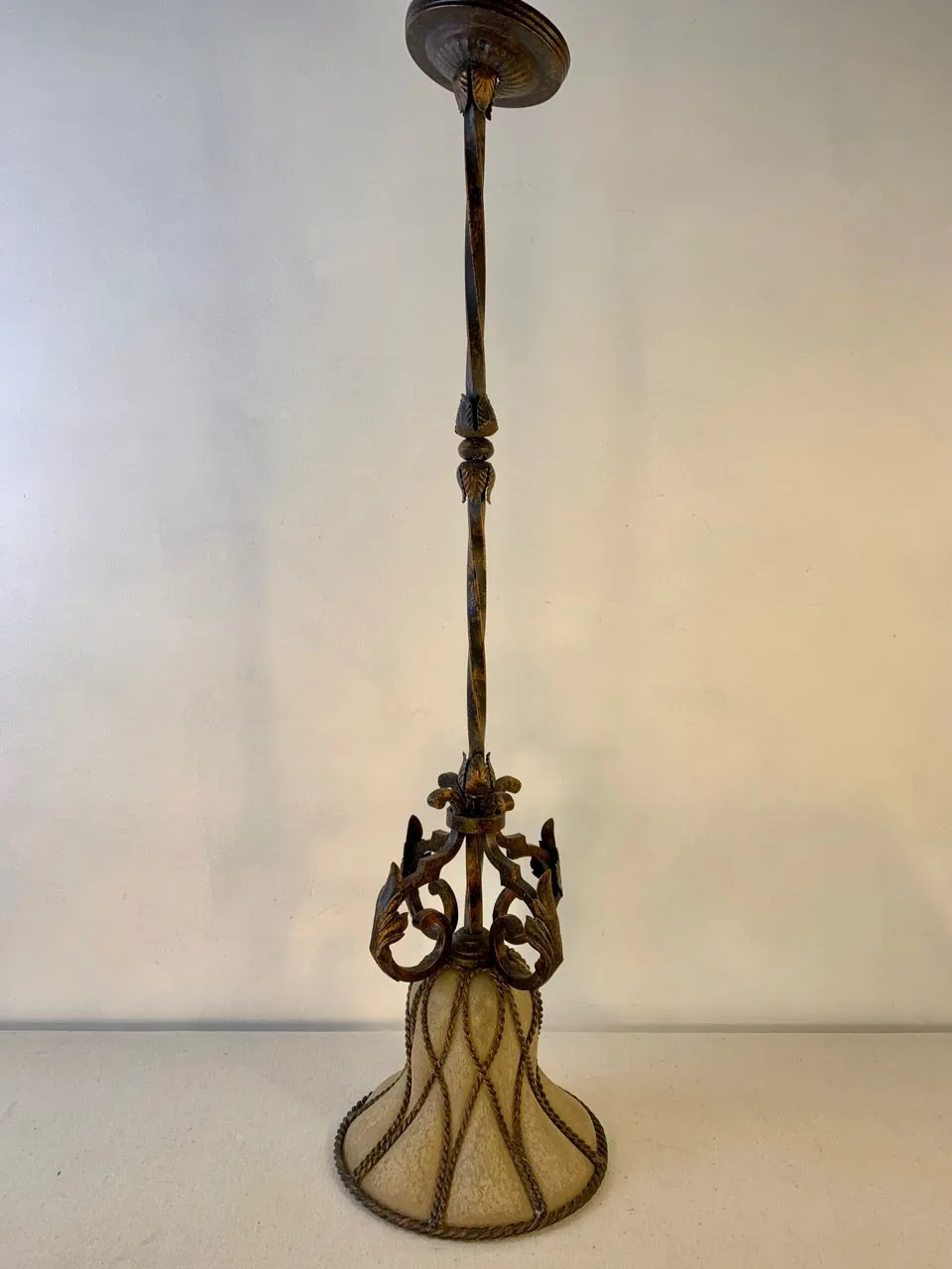 Fine Arts Lamps Pendant light, Iron, Frosted Glass, Bronze