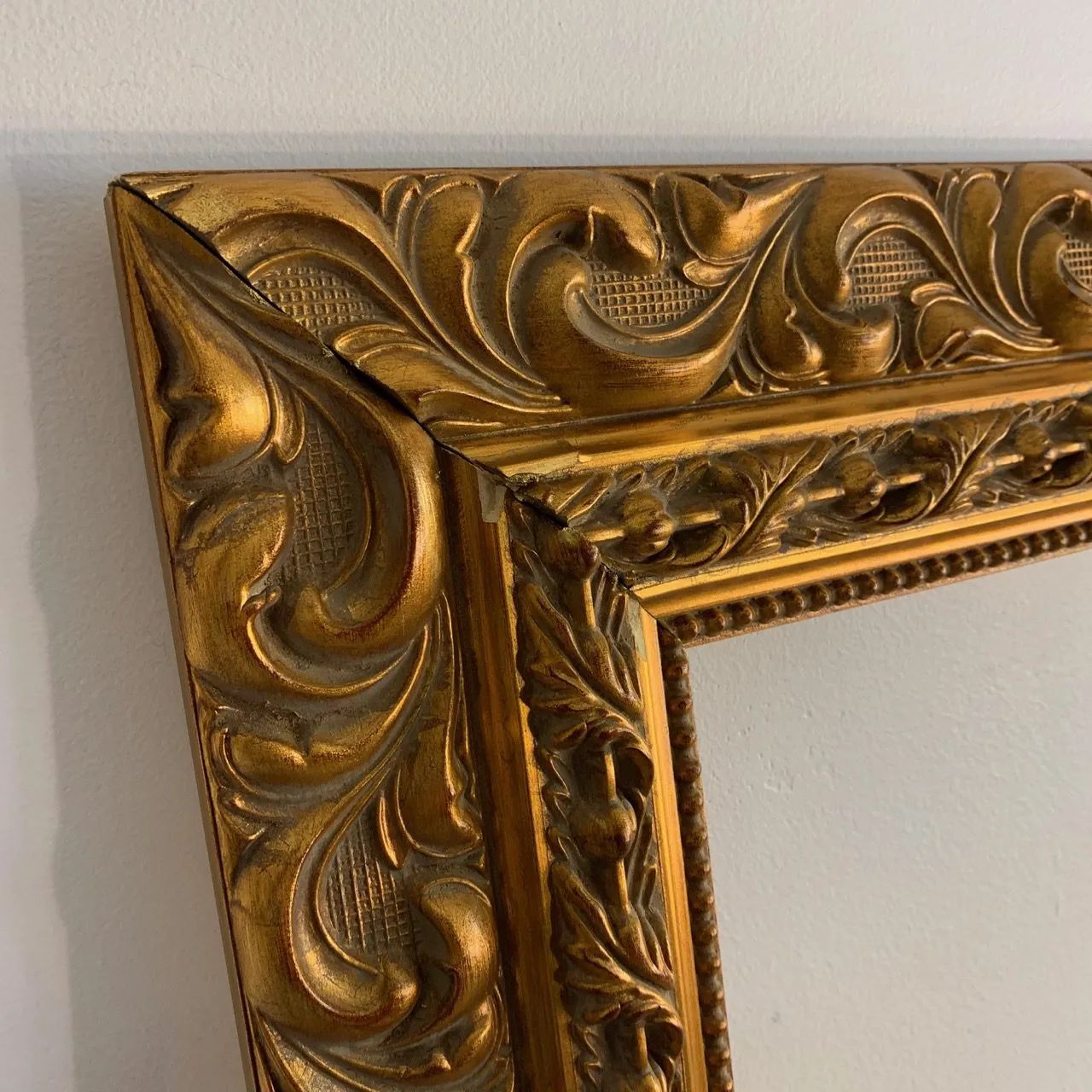 Gold Frame, Large Rectangular, Ornate