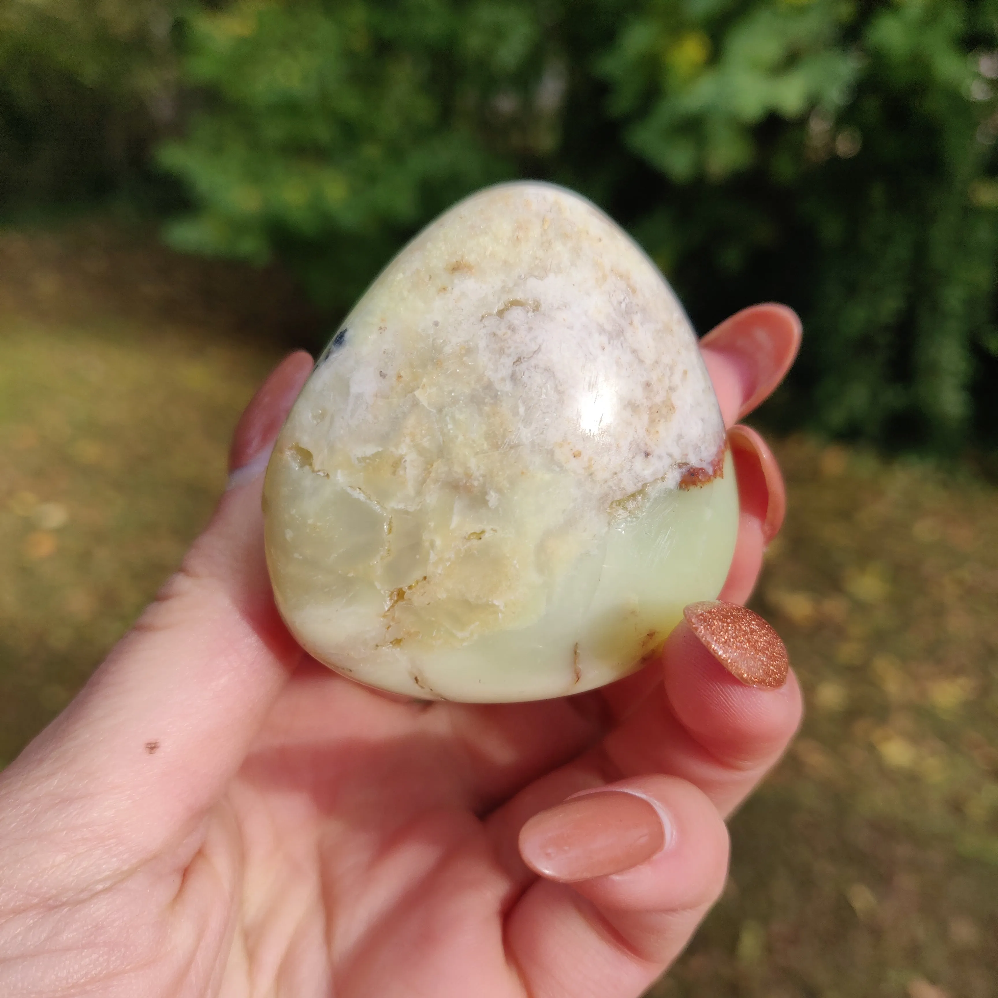 Green Opal Palm Stone (#10)