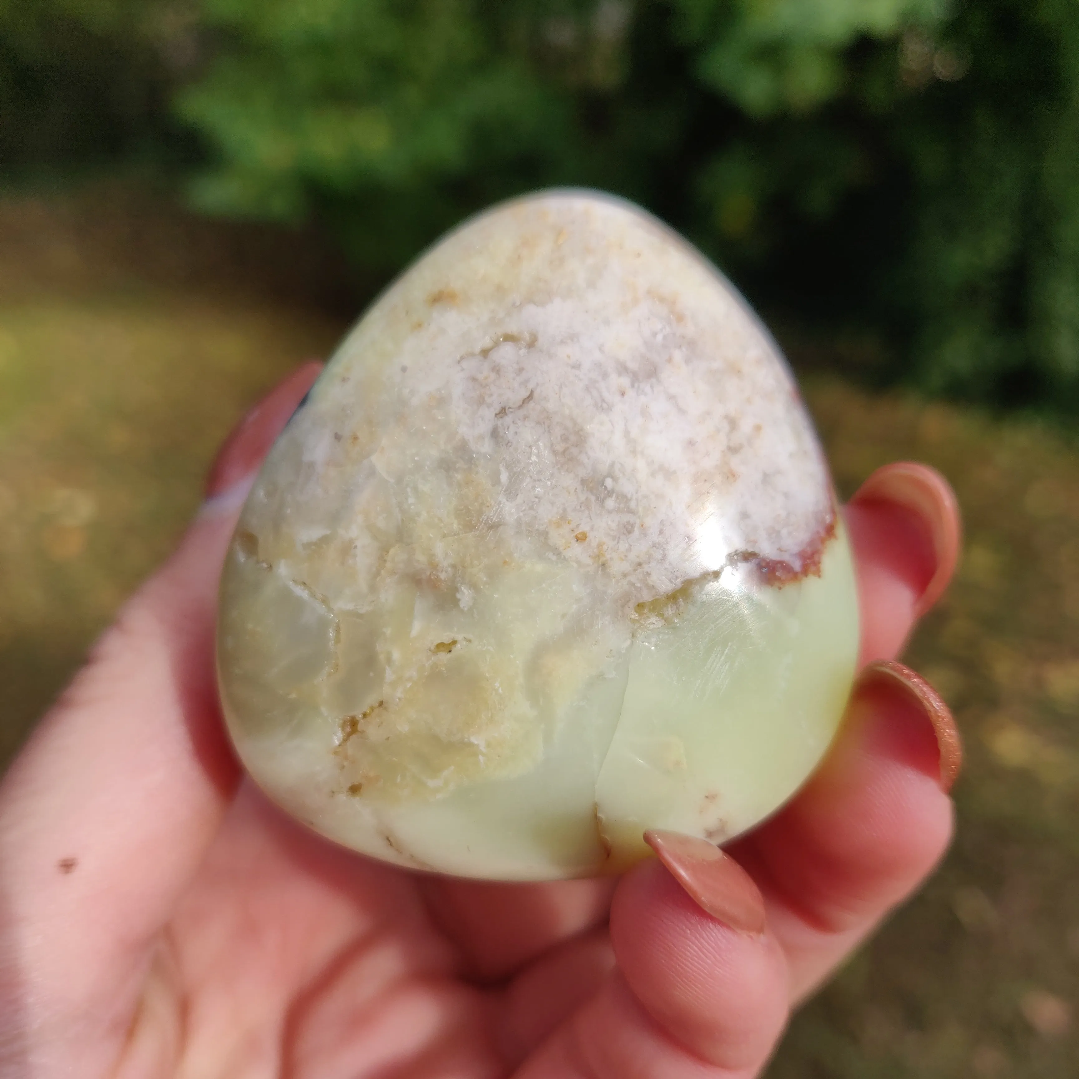 Green Opal Palm Stone (#10)