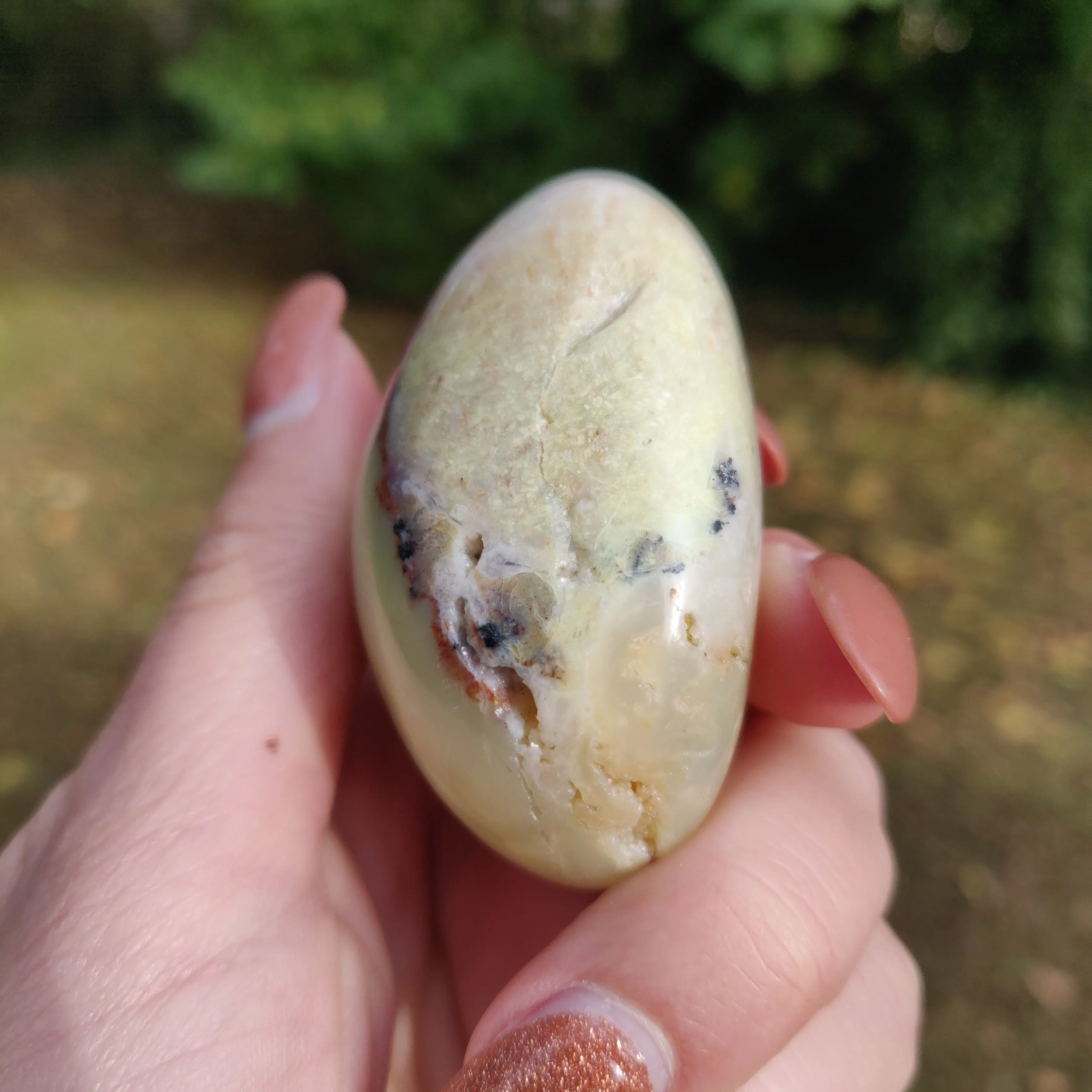 Green Opal Palm Stone (#10)