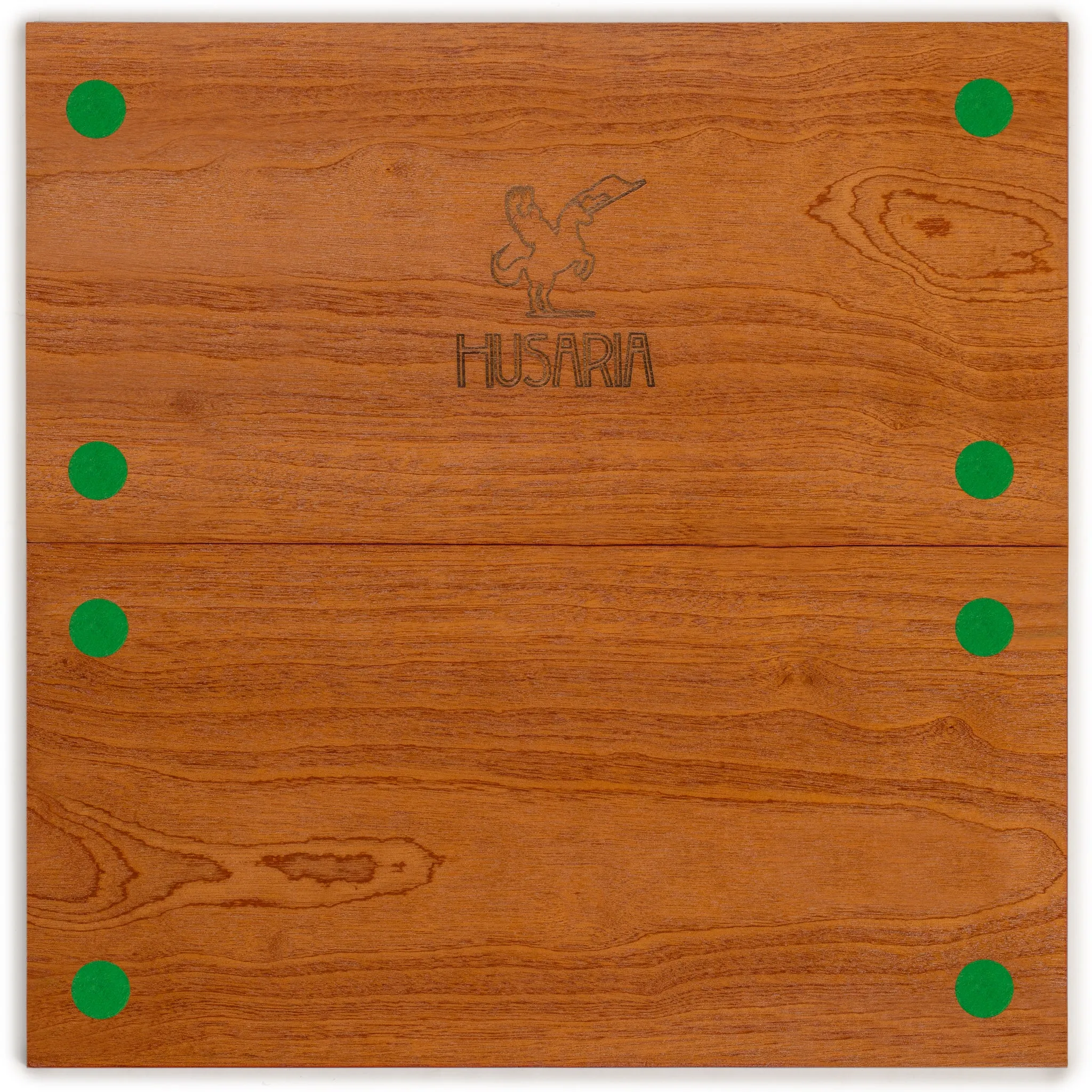 Husaria Magnetically Assembled Professional Staunton Tournament Chess Board, No. 5, 18.9"