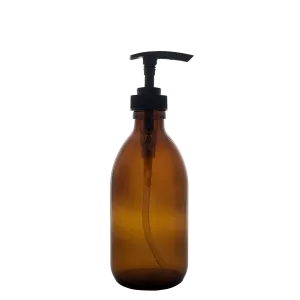Kates Amber Glass Soap Bottle 250ml