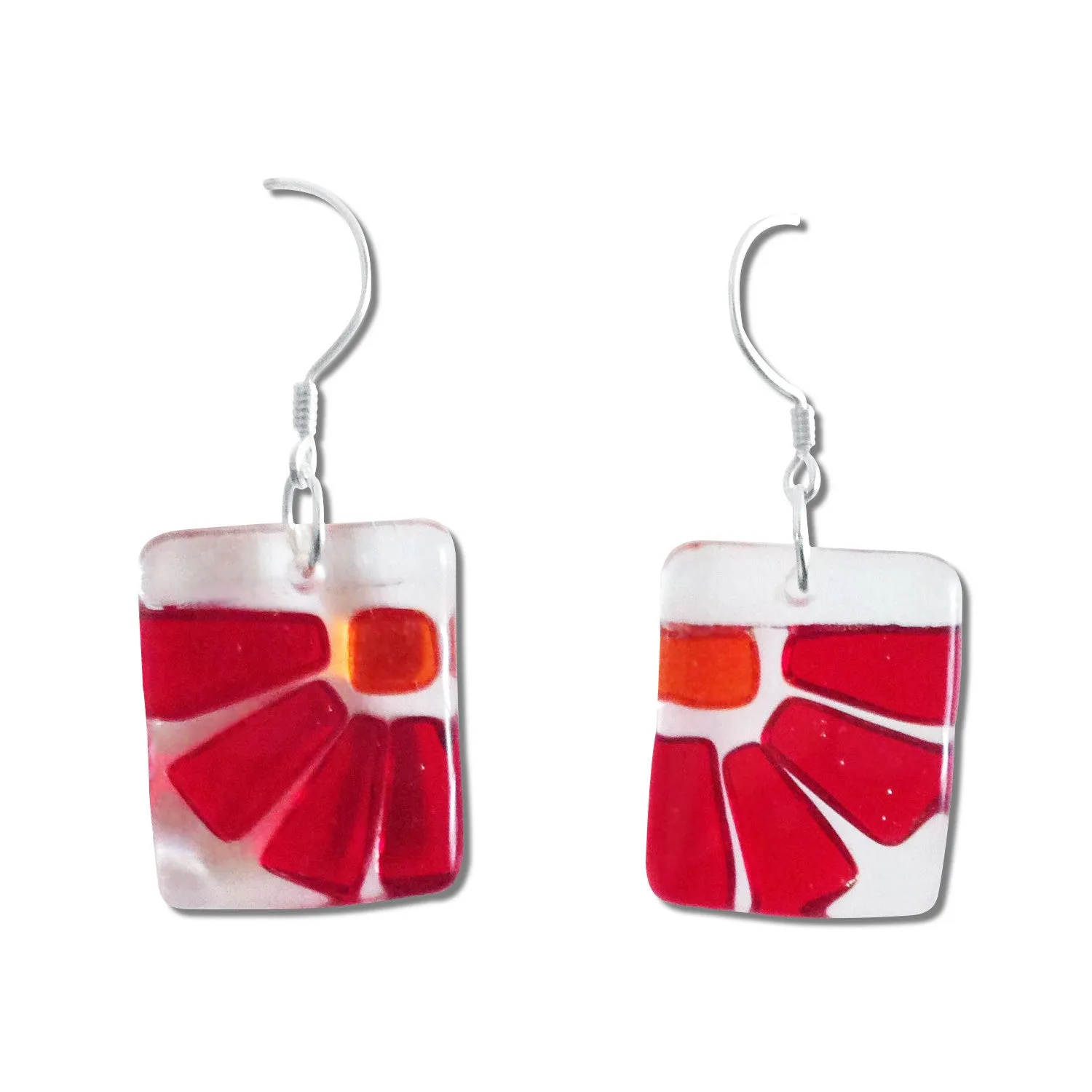 LAMA Glass Earrings - Cherry