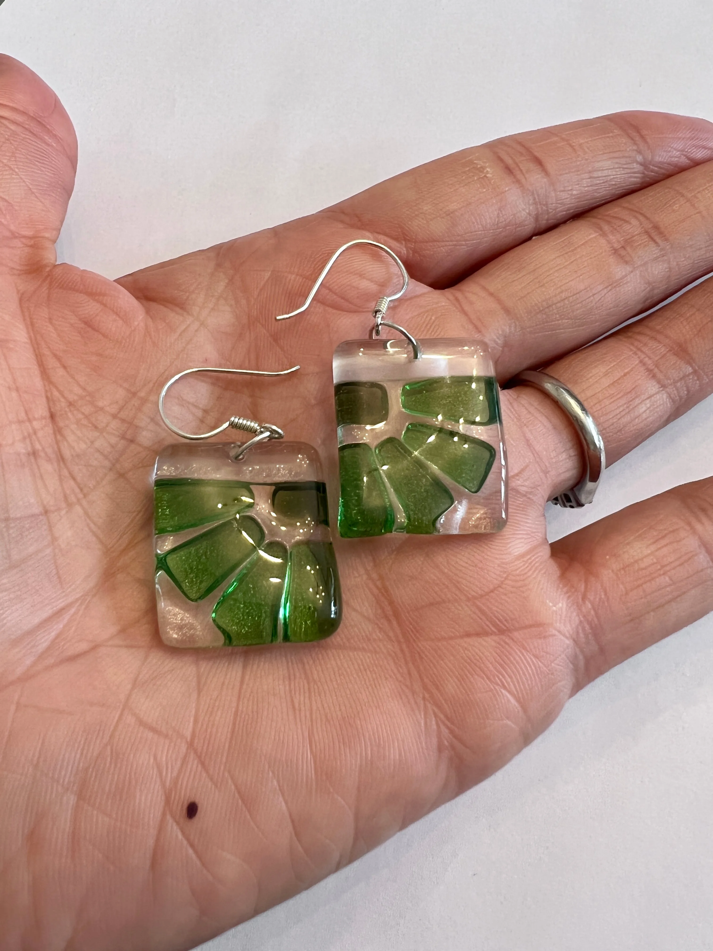 LAMA Glass Earrings - Cherry