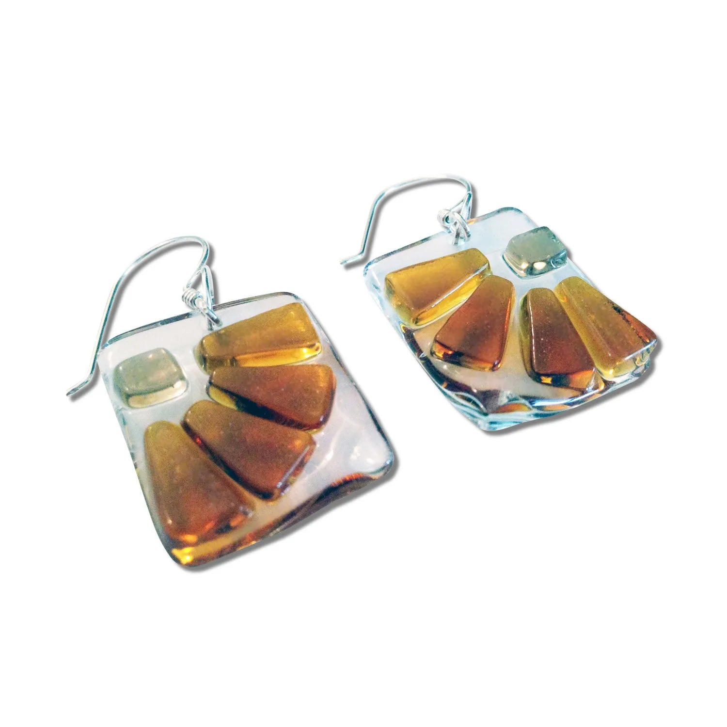 LAMA Glass Earrings - Cherry