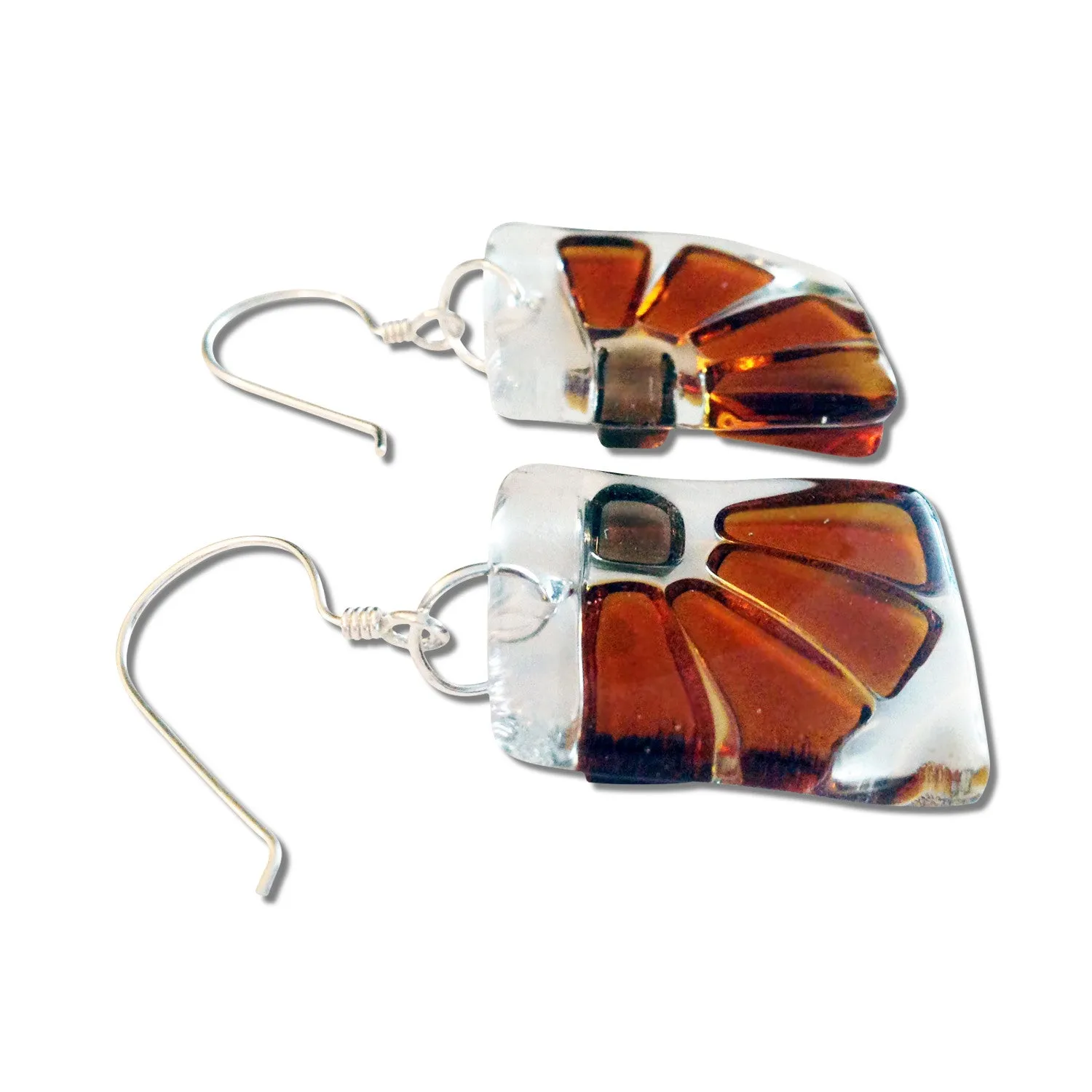 LAMA Glass Earrings - Cherry
