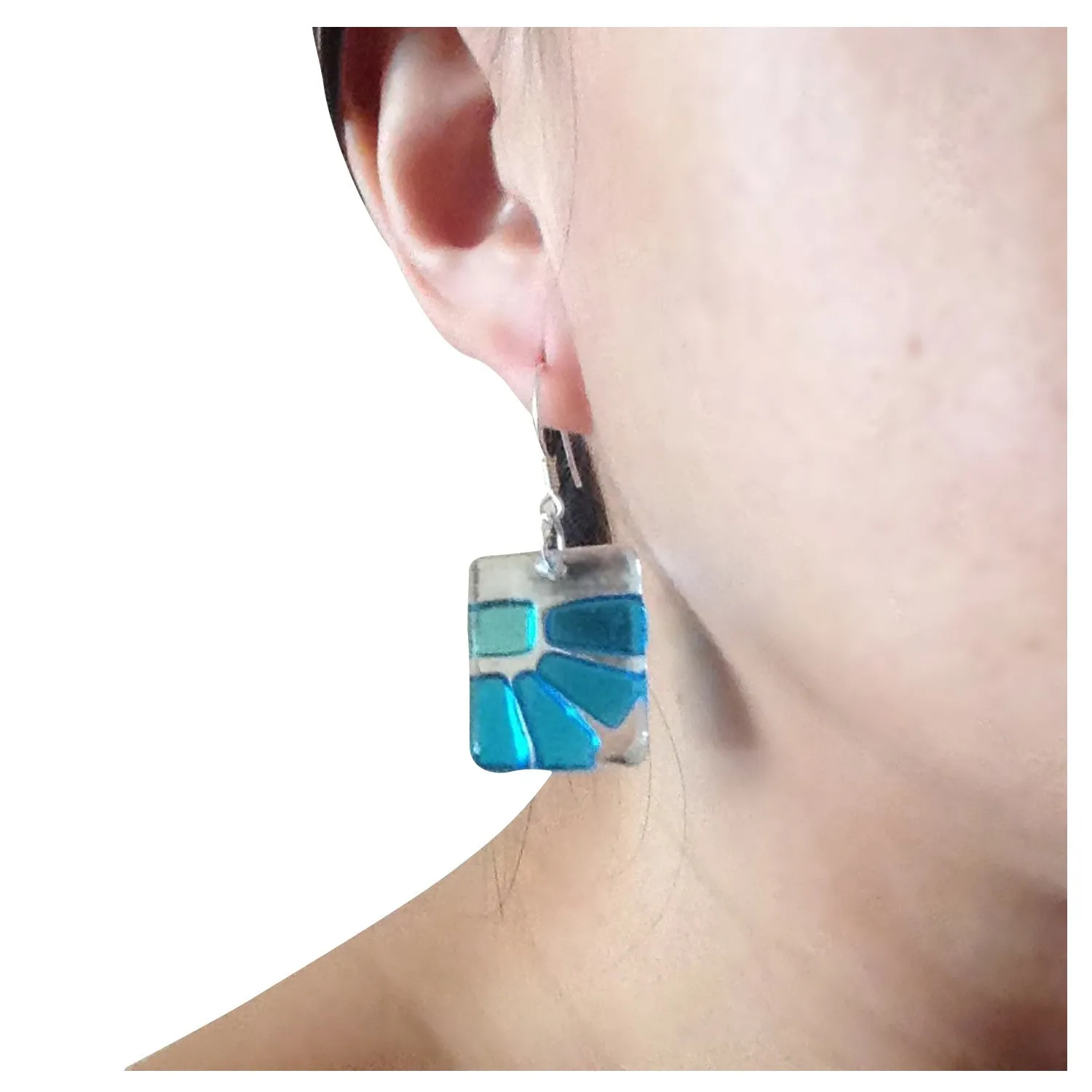 LAMA Glass Earrings - Cherry