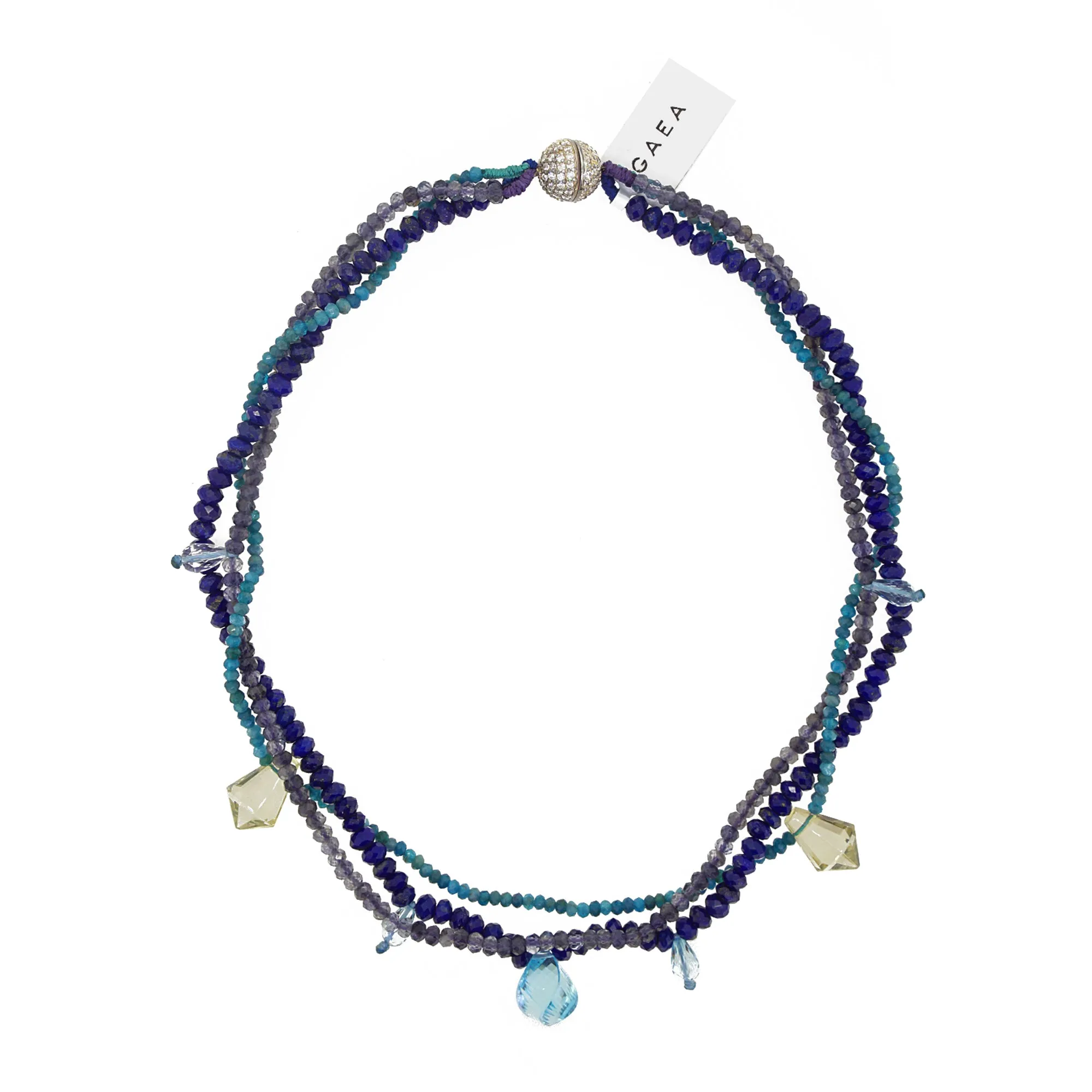 Lapis Lazuli, Iolite, and Apatite