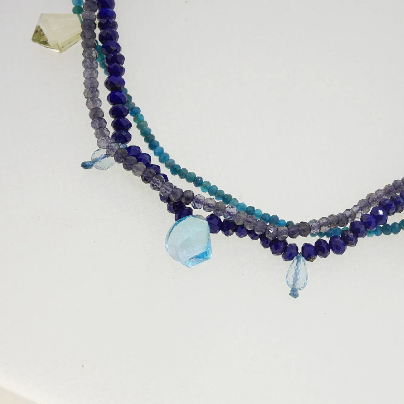 Lapis Lazuli, Iolite, and Apatite